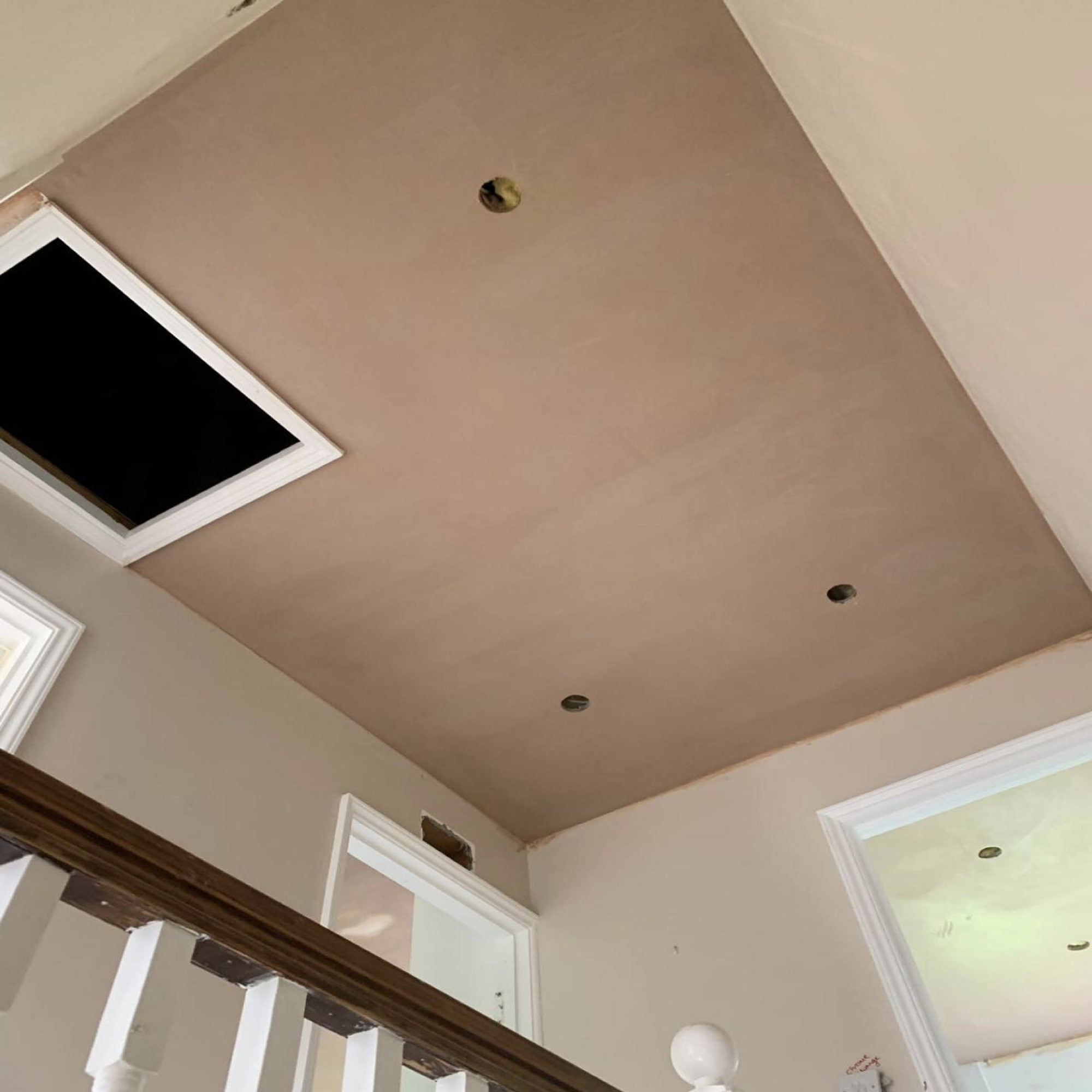 Upstairs Landing Walls and Ceiling