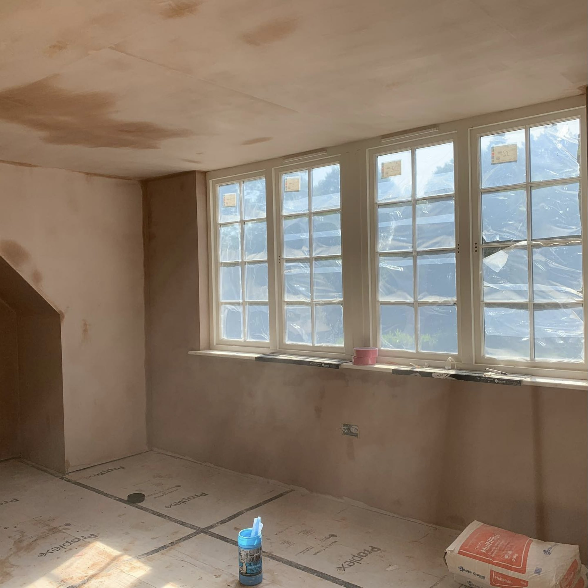 Large Lounge Replastered
